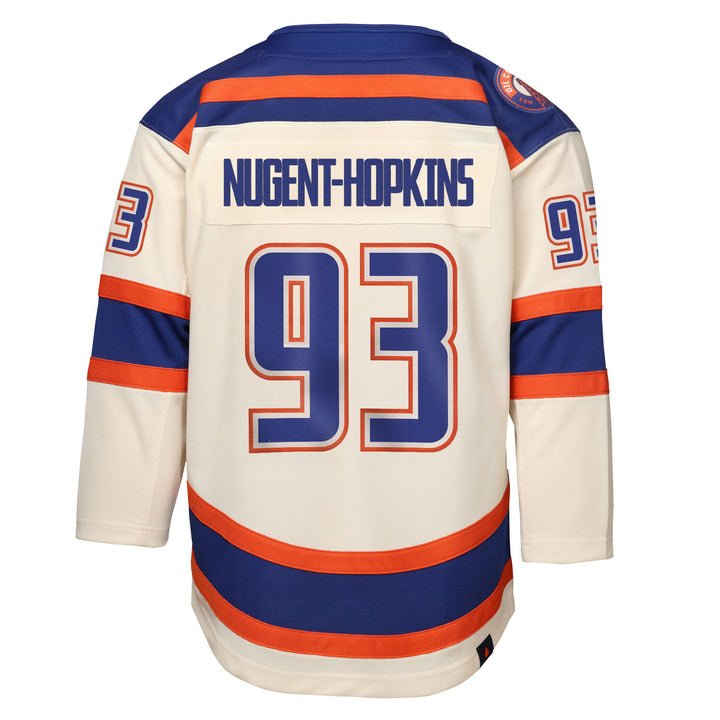 Ryan Nugent-Hopkins Edmonton Oilers Youth 2025-26 Cream Alternate Jersey
