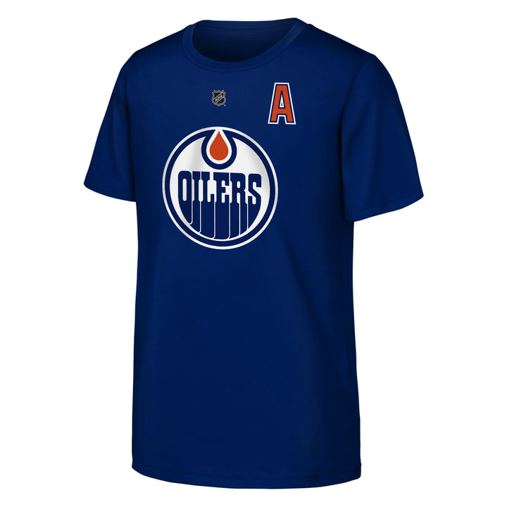 Ryan Nugent-Hopkins Edmonton Oilers Youth Outerstuff Royal Player Name & Number T-shirt