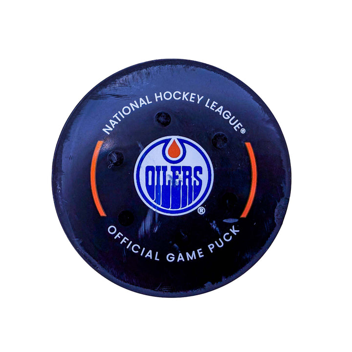 Ryan Strome Anaheim Ducks Goal Puck - Mar. 4/2025 vs Edmonton Oilers #25028