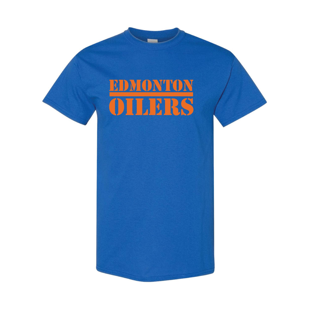 Edmonton Oilers Unisex Terrordome Blue T-Shirt