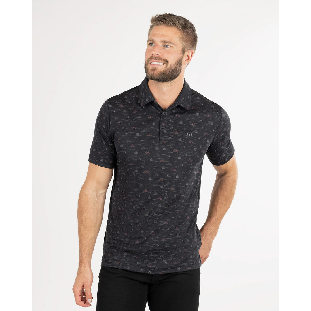 Edmonton Oilers TravisMathew Modesto Black Polo