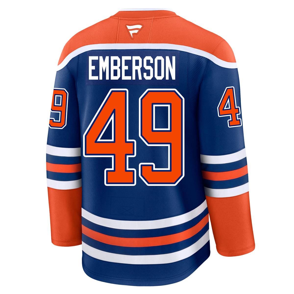 Ty Emberson Edmonton Oilers Fanatics Premium Royal Blue Home Jersey ...