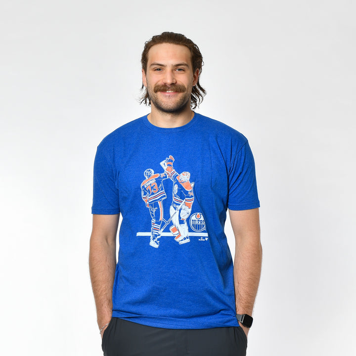 Edmonton Oilers "Vinny Skinny Winny" Blue T-Shirt