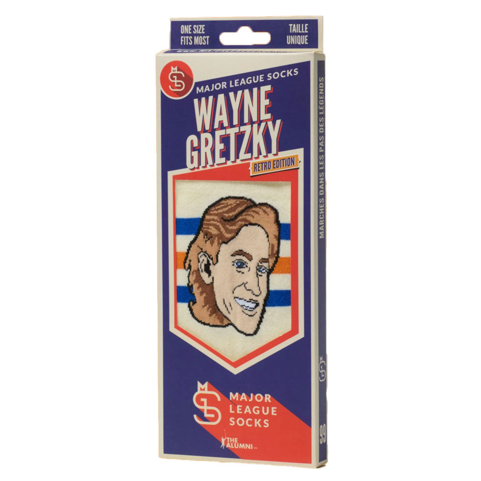 Wayne Gretzky Edmonton Oilers Cream Crew Socks