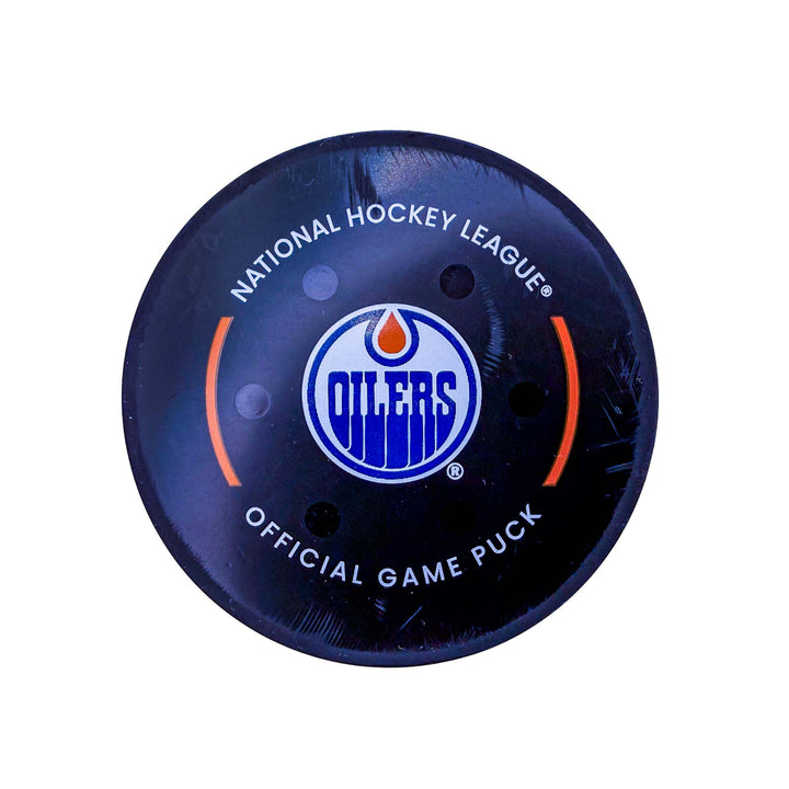 Wyatt Johnston Dallas Stars Goal Puck - Mar. 26/2025 vs Edmonton Oilers #25063