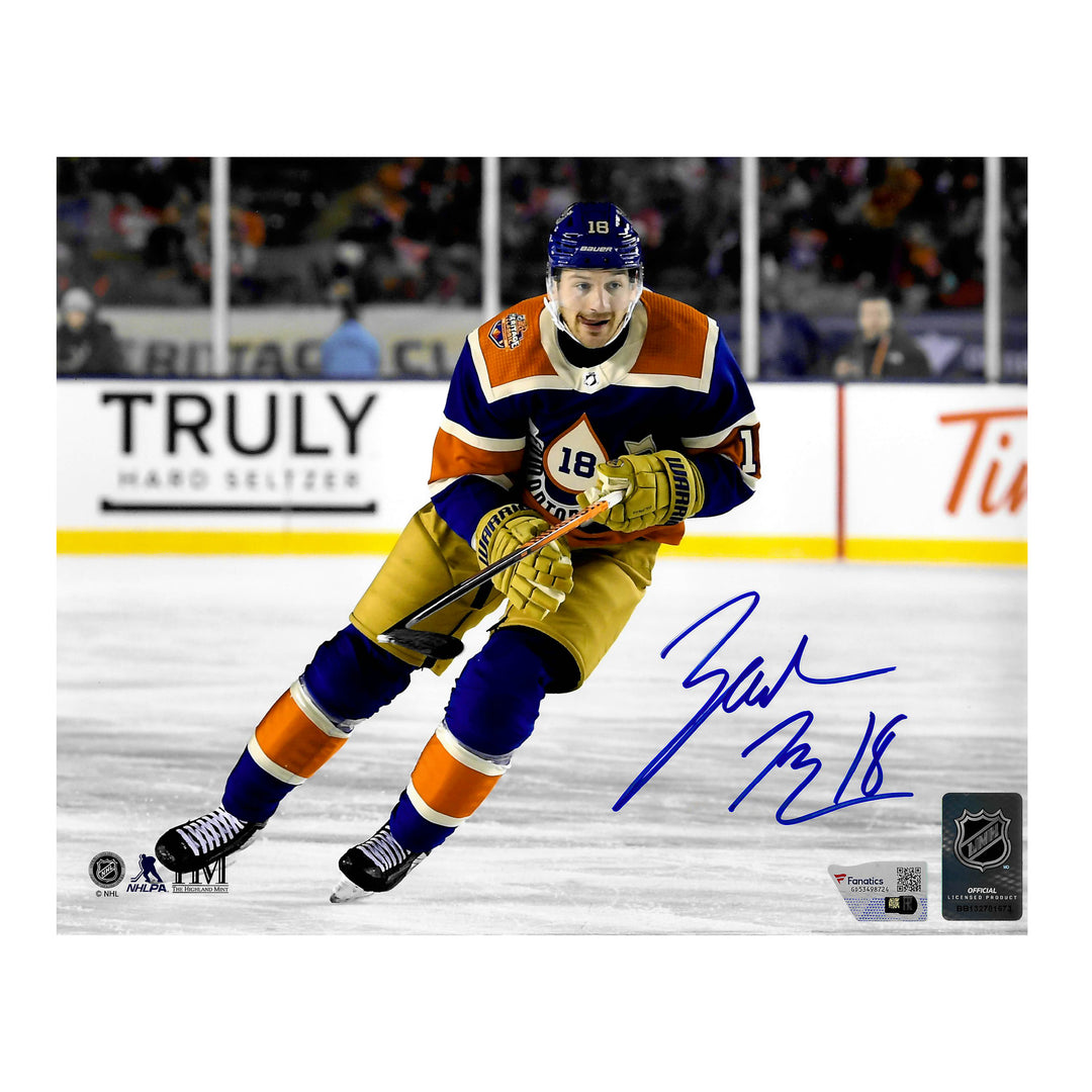 Zach Hyman Edmonton Oilers Signed "2023 Heritage Classic" 8x10 Photo