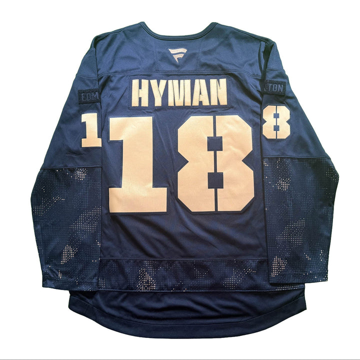 Zach Hyman Edmonton Oilers Fanatics Breakaway Military Appreciation Jersey
