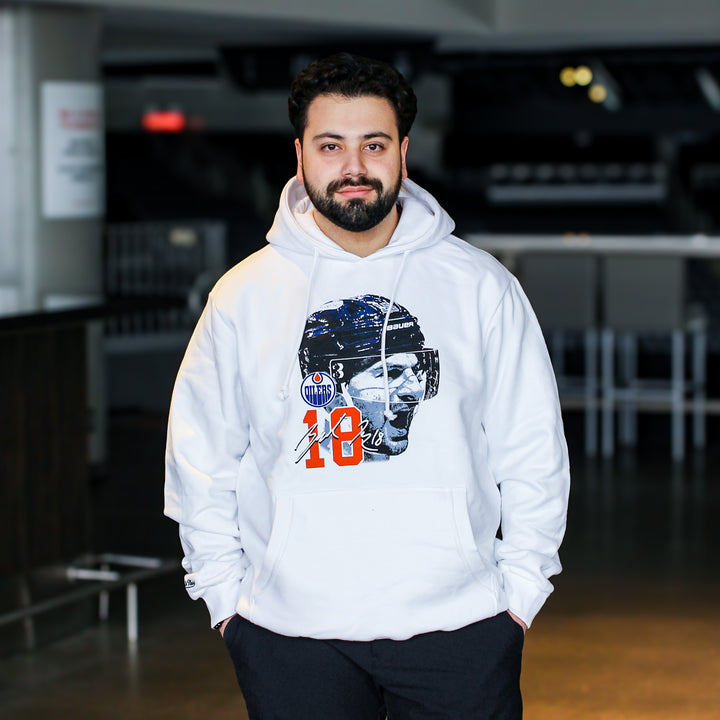 Zach Hyman Edmonton Oilers Mitchell & Ness White Hoodie