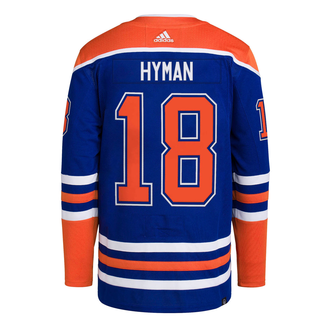 Zach Hyman Edmonton Oilers adidas Primegreen Authentic Royal Blue Home Jersey