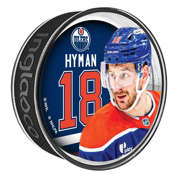 Zach Hyman Edmonton Oilers Shadow Puck