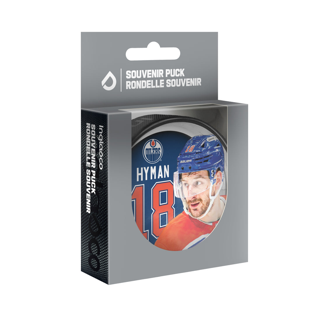 Zach Hyman Edmonton Oilers Shadow Puck