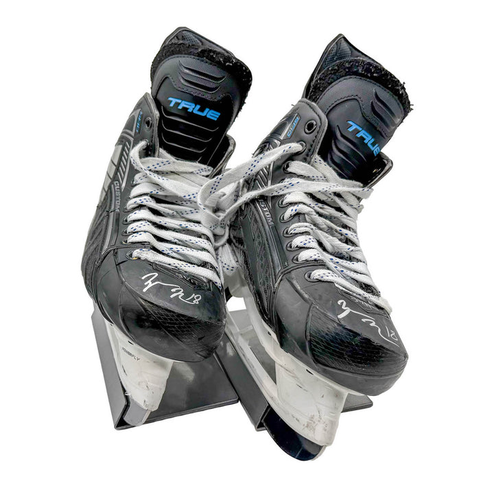 Zach Hyman Edmonton Oilers Signed Game Used 2025-26 TRUE BF10 Skates #26665