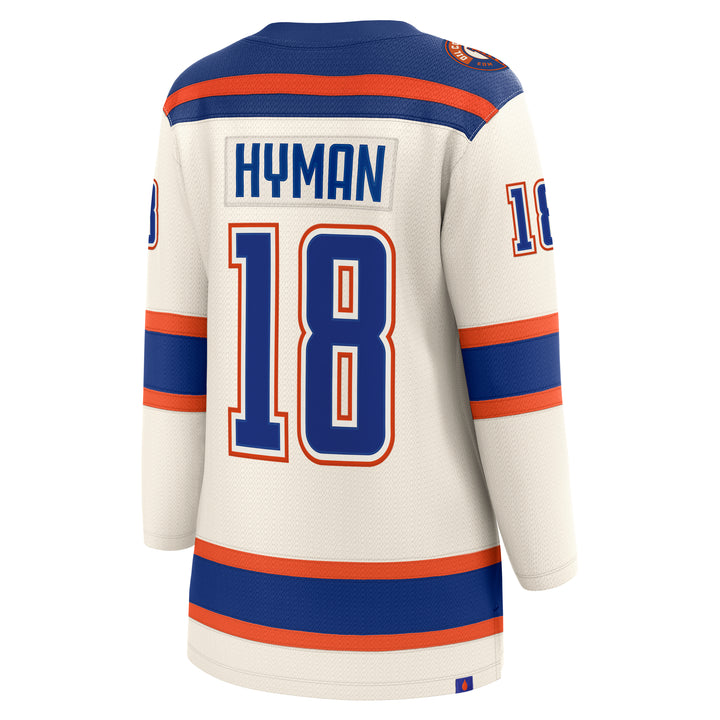 Zach Hyman Edmonton Oilers Women's Fanatics Breakaway Cream Alternate Jersey