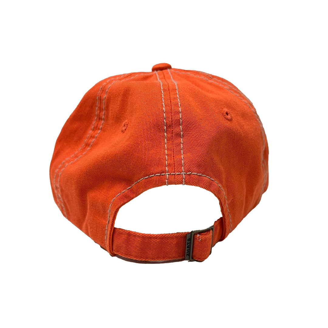 Edmonton Oilers Zephyr Orange Headrest Adjustable Hat