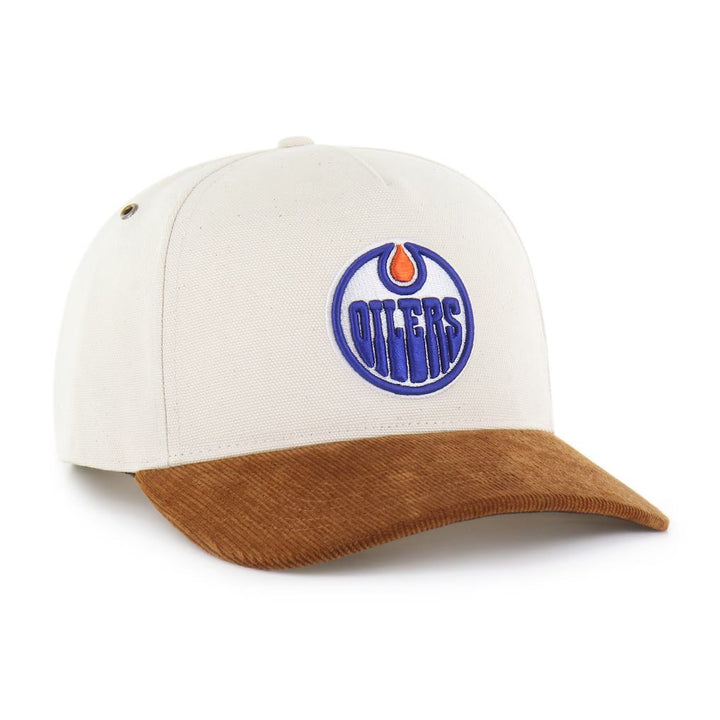 Edmonton Oilers Carhartt '47 Cream Undyed Hitch Snapback Hat