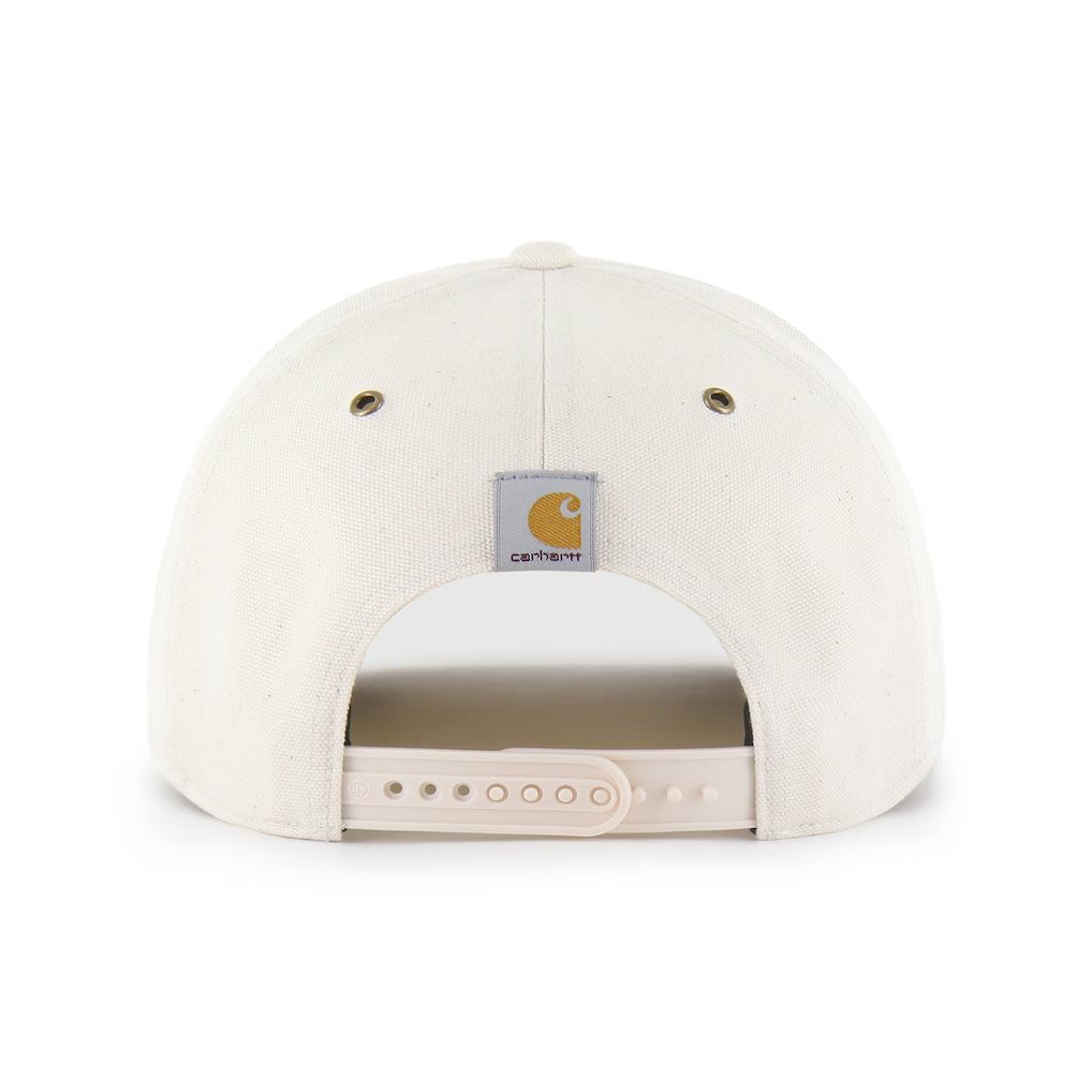 Edmonton Oilers Carhartt '47 Cream Undyed Hitch Snapback Hat