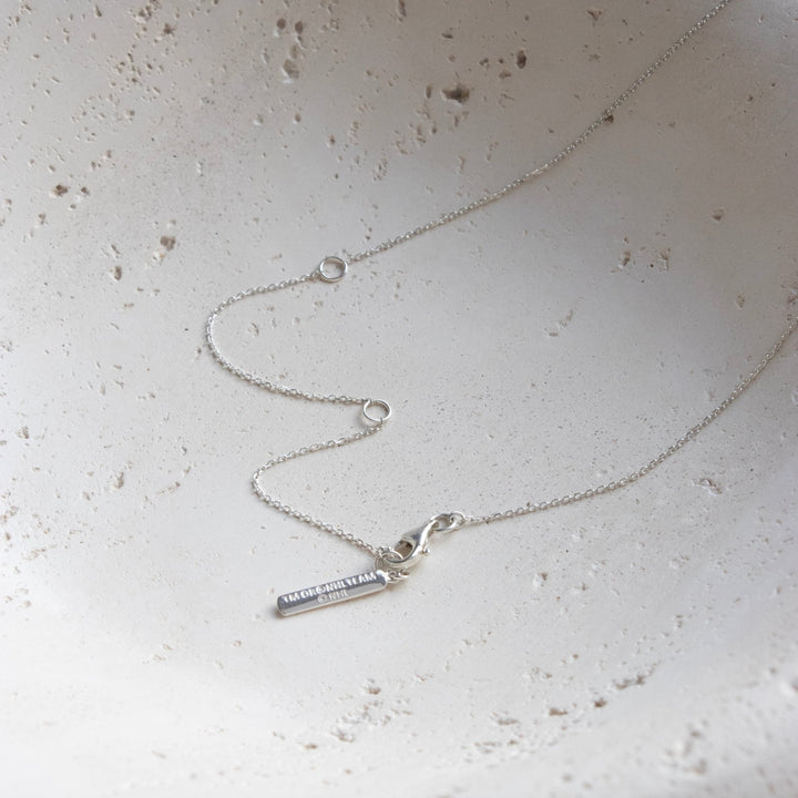 Edmonton Oilers So Pretty Cara Cotter Silver Pave Necklace