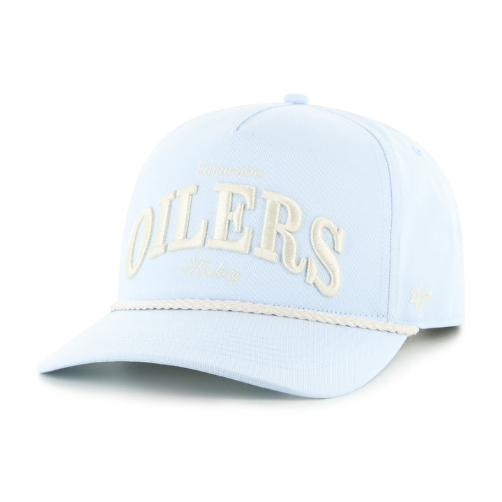 Edmonton Oilers Women's '47 Blue Gelato Rope Hitch Snapback Hat