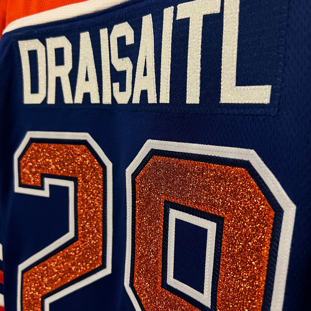 Leon Draisaitl Edmonton Oilers Women's Fanatics Breakaway Royal Sparkle Home Jersey