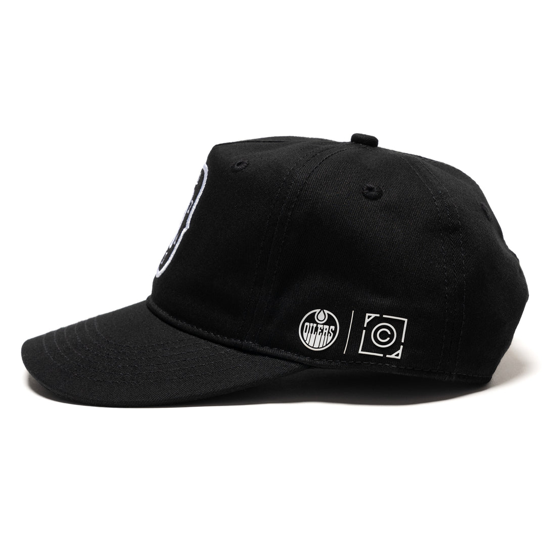 Edmonton Oilers Local Soft Goods Black "Grit Guts Glory" Snapback Hat