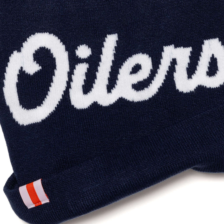 Edmonton Oilers Local Soft Goods Navy Vintage Script Toque