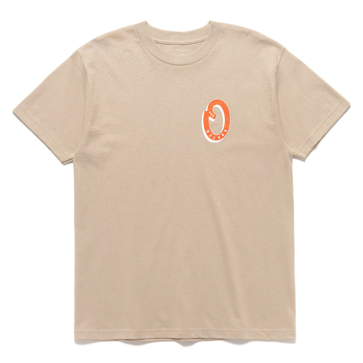 Edmonton Oilers Local Soft Goods Khaki Vintage Script T-Shirt