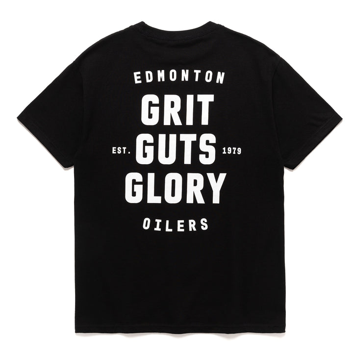 Edmonton Oilers Local Soft Goods Black "Grit Guts Glory" T-Shirt