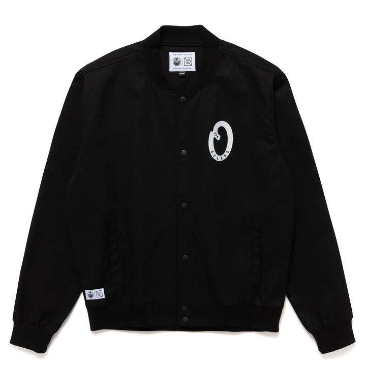 Edmonton Oilers Local Soft Goods Black Vintage Script Bomber Jacket