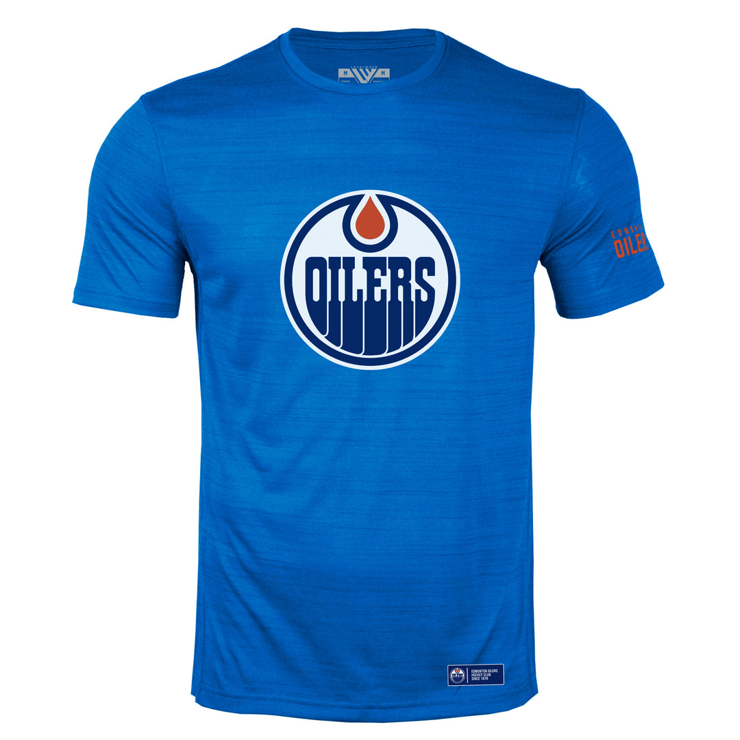 Edmonton Oilers Levelwear Core Anchor Royal Blue T-Shirt