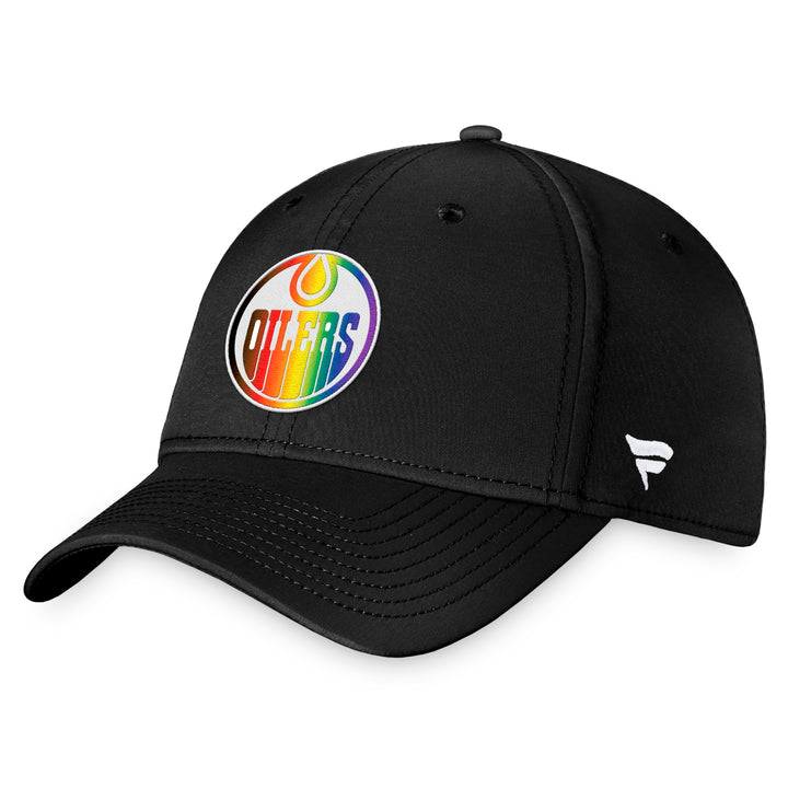 Edmonton Oilers Fanatics Pride Black Flex Hat
