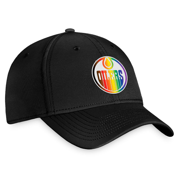 Edmonton Oilers Fanatics Pride Black Flex Hat
