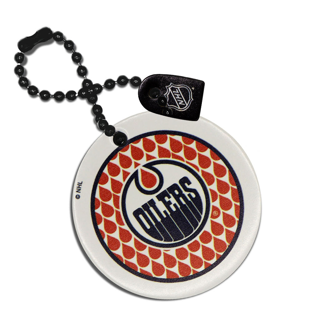 Edmonton Oilers Leather Bagtag Keychain