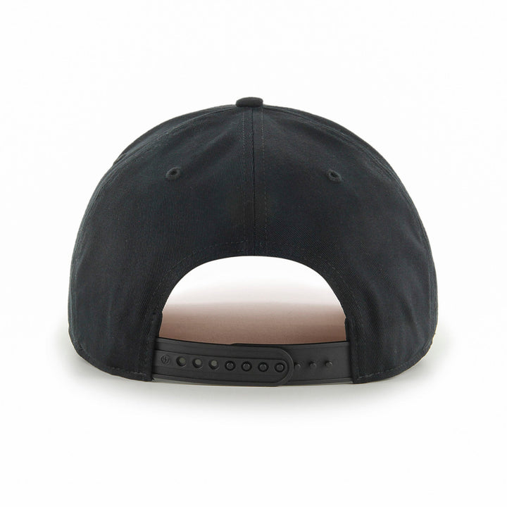 Edmonton Oilers '47 Black & Orange Crosstown Script Hitch Snapback Hat