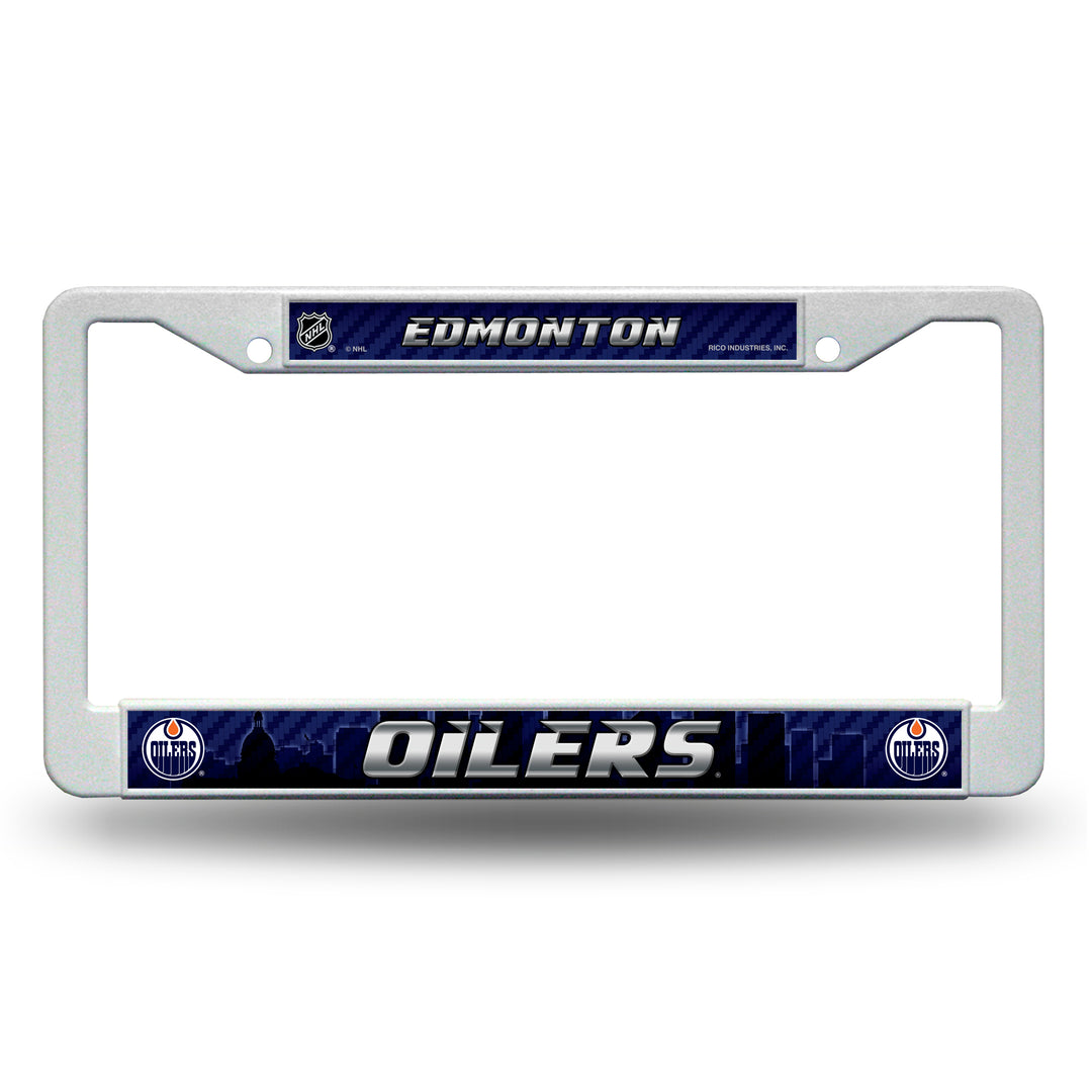 Edmonton Oilers Plastic License Plate Frame