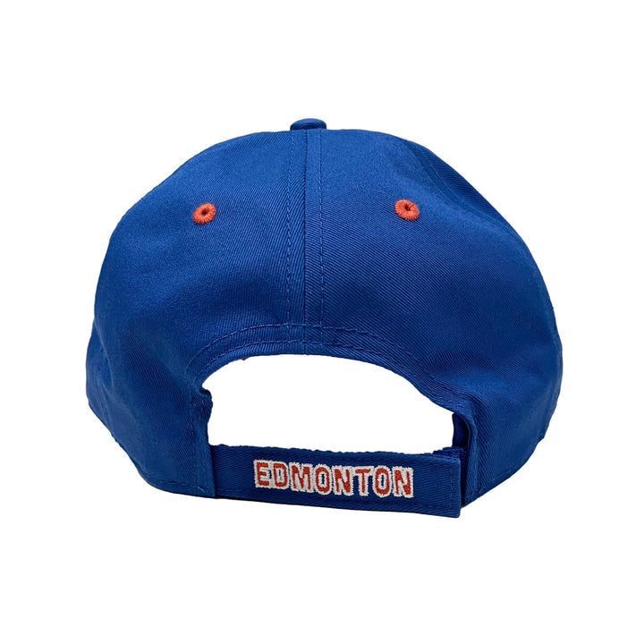 Edmonton Oilers American Needle Blue Royal & Orange Magnum Adjustable Hat