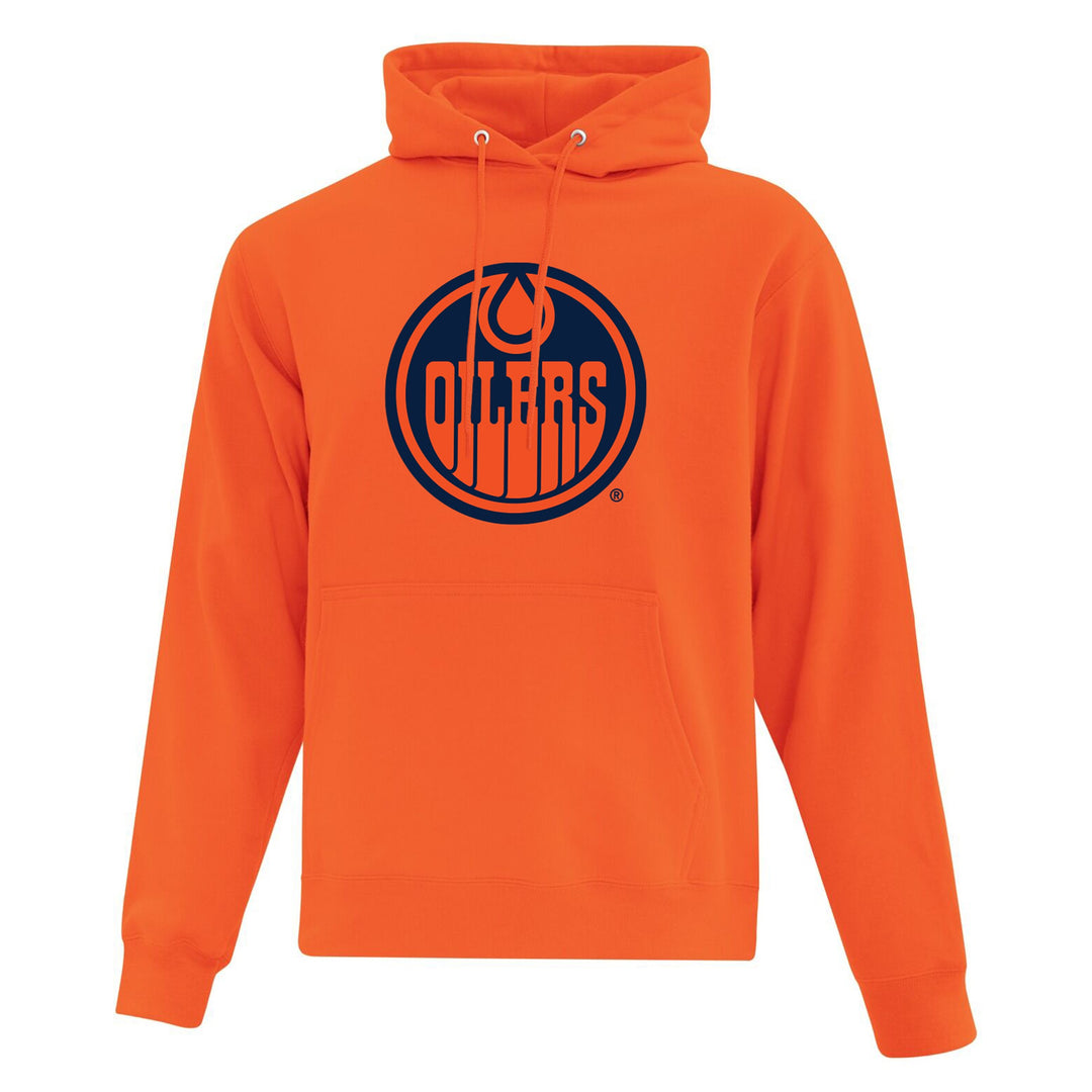  Youth Edmonton Oilers Home Ageless Revisited Pullover Hoodie -  Size 8 Blue : Sports & Outdoors