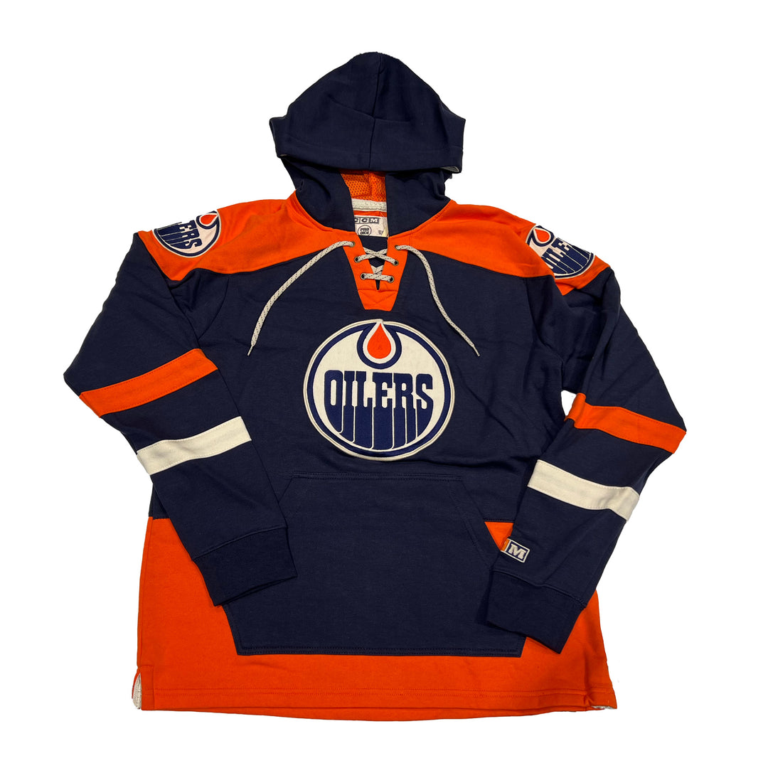 Edmonton Oilers CCM Vintage Logo Hoodie