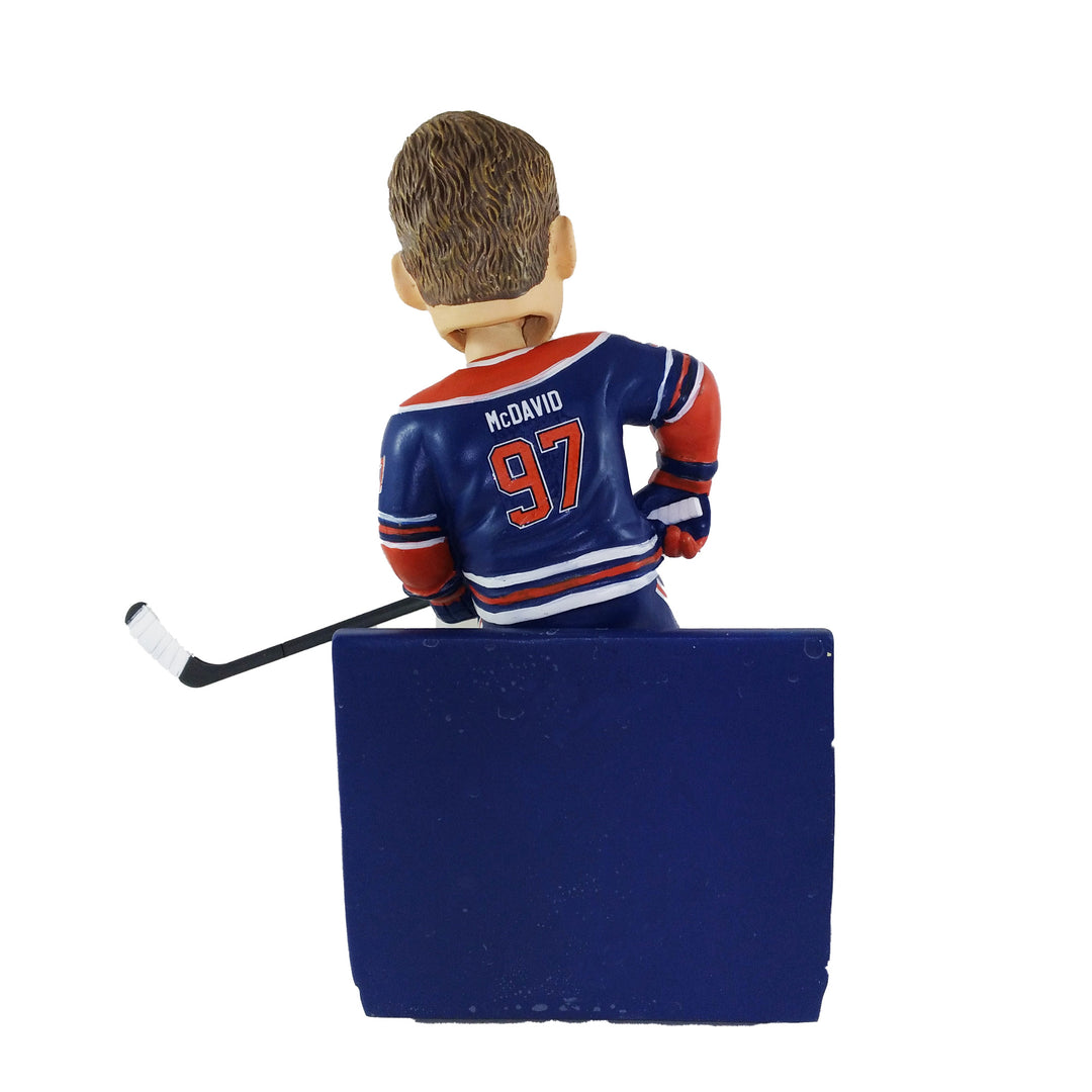 Connor McDavid Edmonton Oilers Royal Jersey Bobblehead Figurine