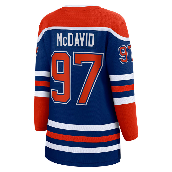 Connor McDavid Edmonton Oilers Women's Fanatics Breakaway Royal Blue Home Jersey