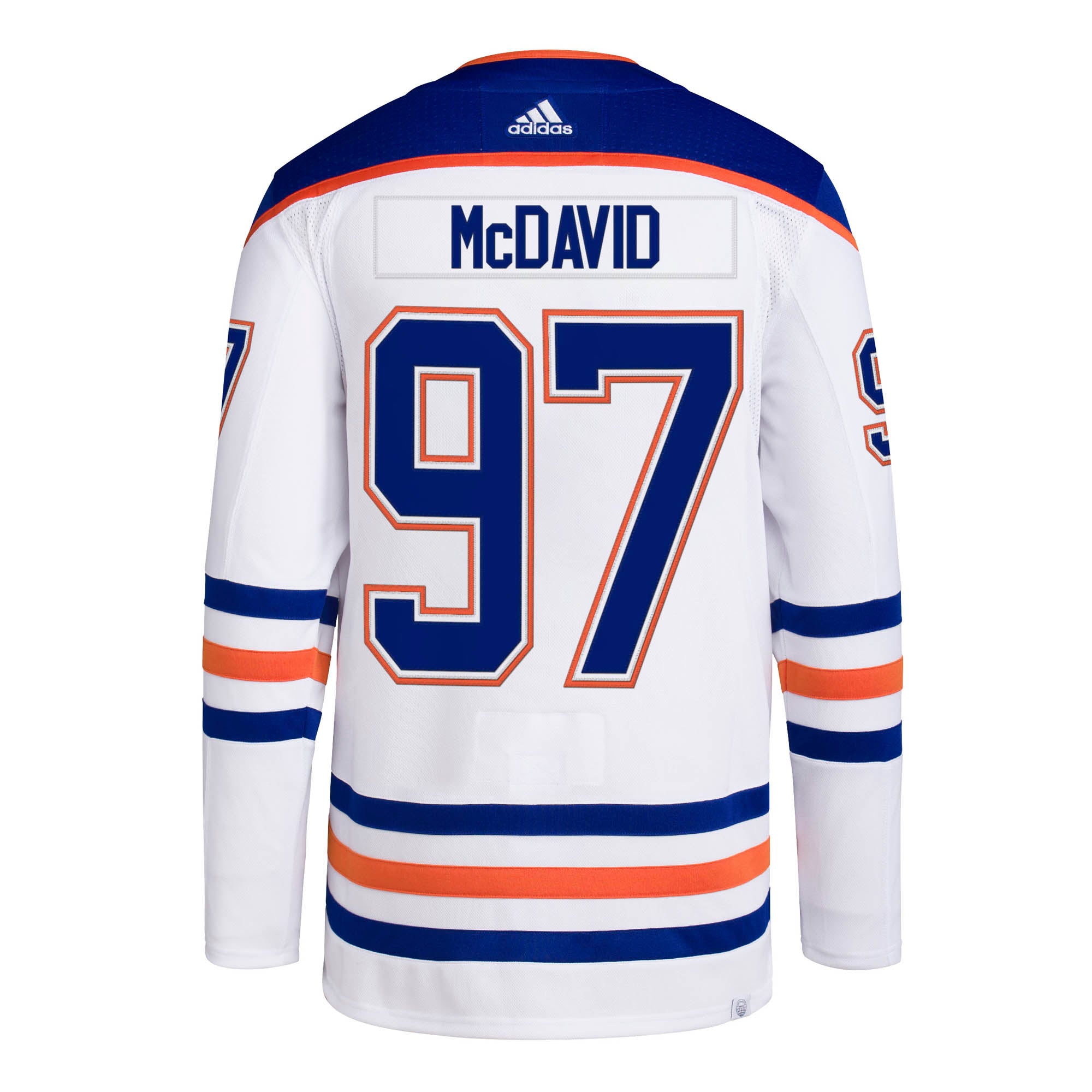 Connor McDavid Edmonton Oilers adidas Primegreen Authentic White