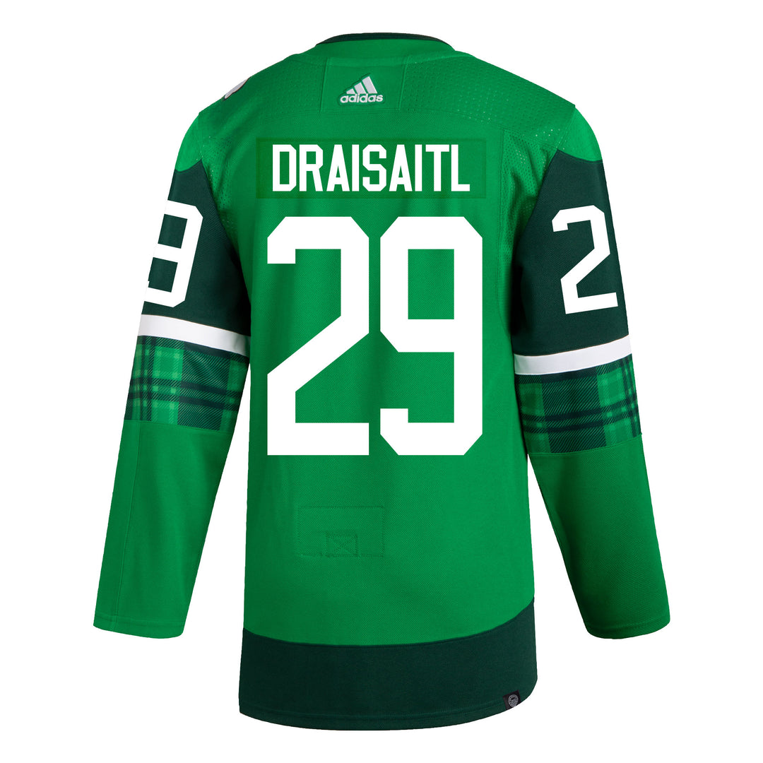Leon Draisaitl Edmonton Oilers Primegreen Authentic Green St. Patrick's Day Jersey