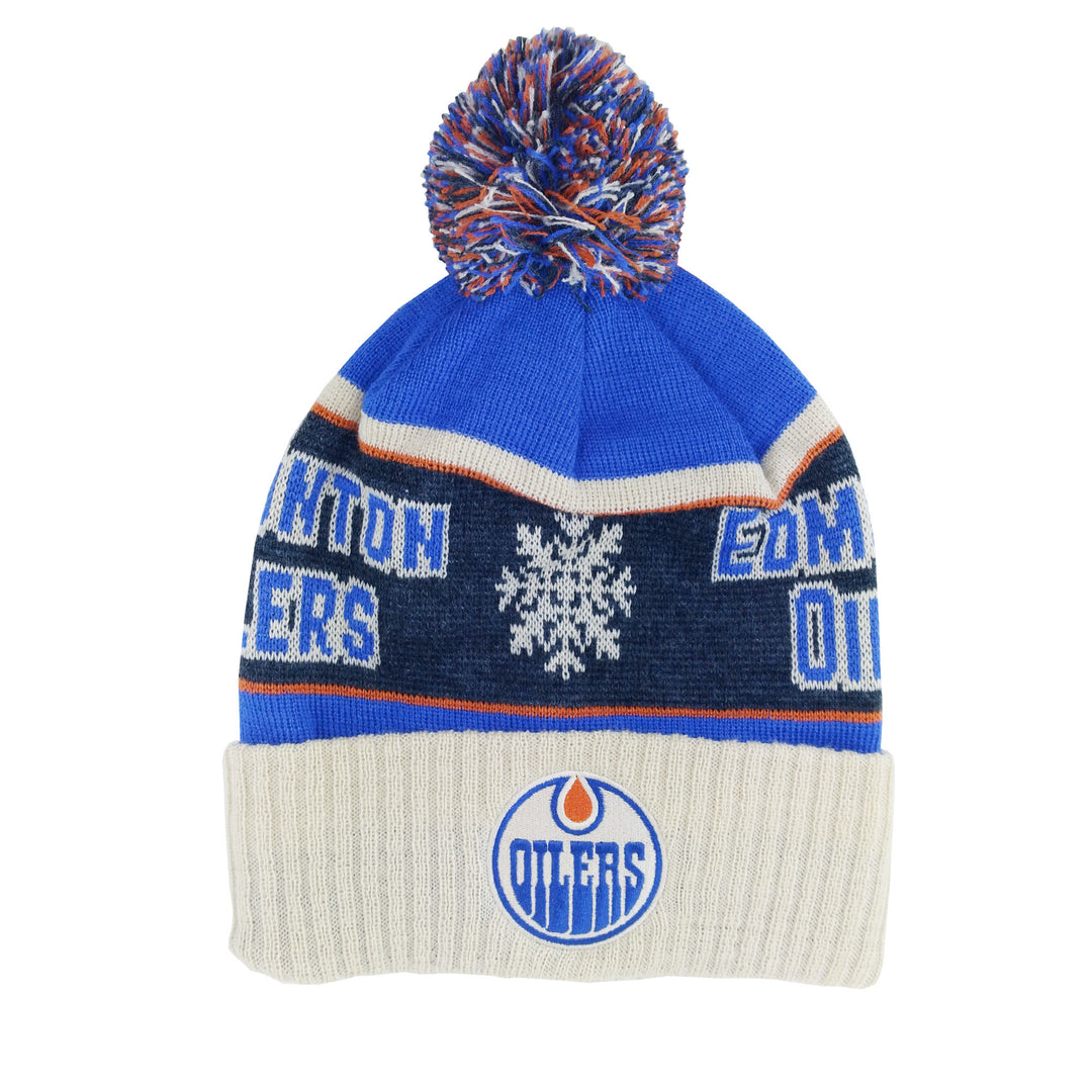 Edmonton Oilers American Needle Vintage El Capitan Toque w/ Pom