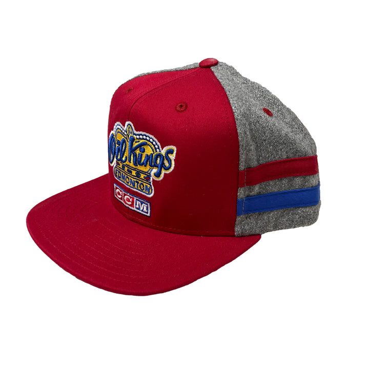 Edmonton Oil Kings CCM Flat Brim Logo Snapback