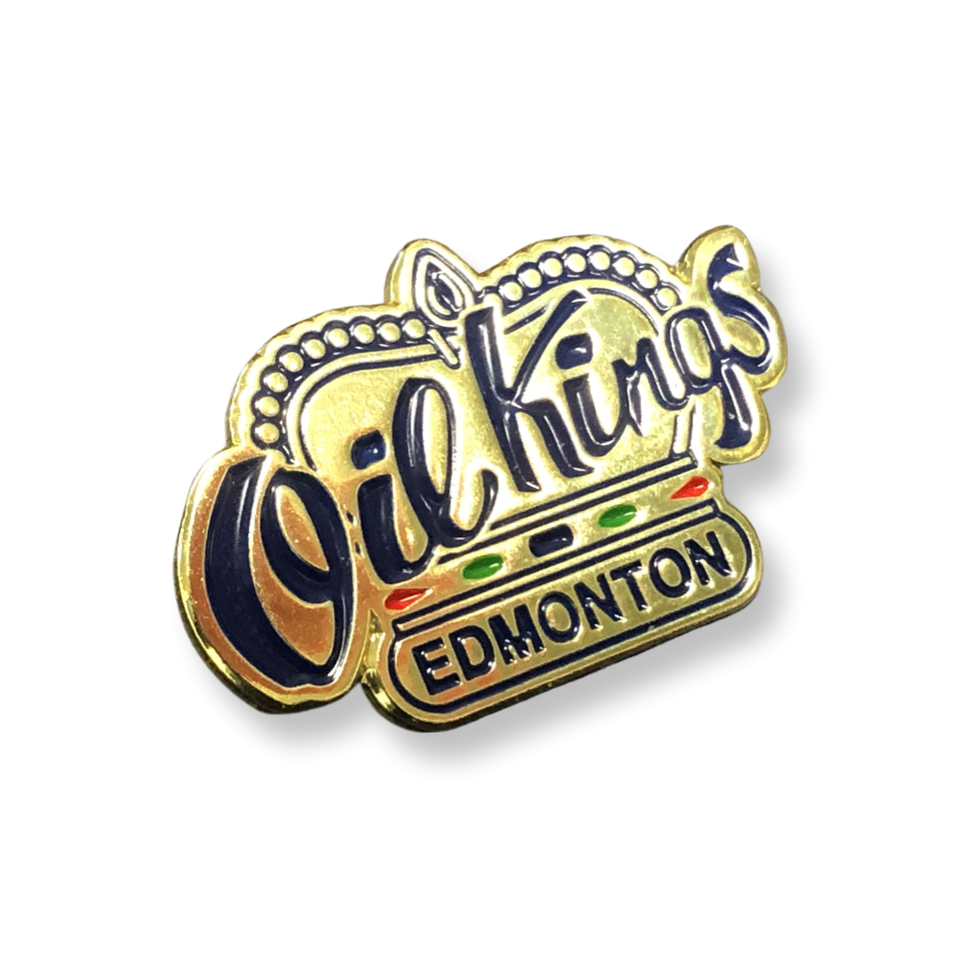 Edmonton Oil Kings Gold Plated Pin