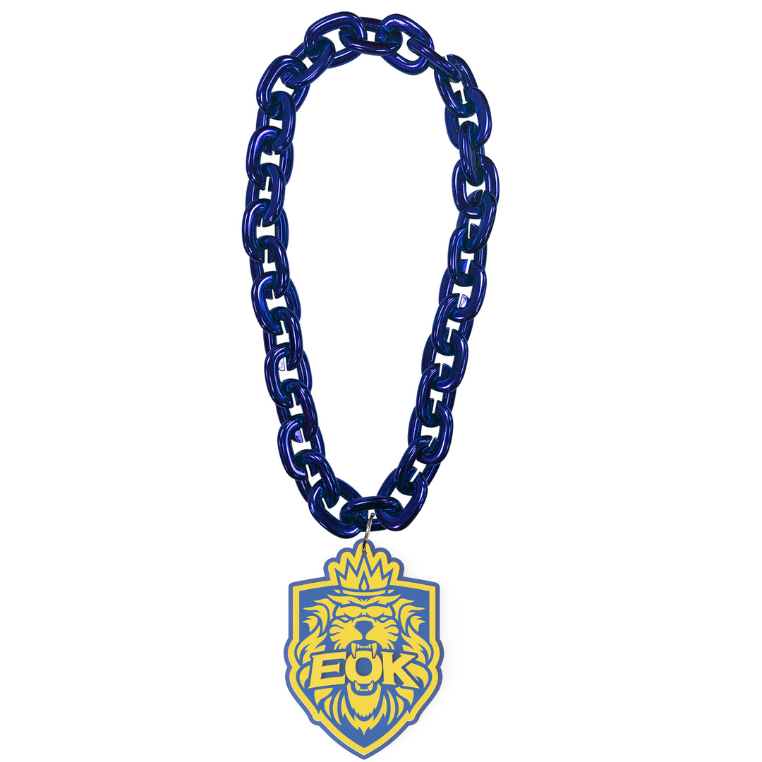 Edmonton Oil Kings Alternate Logo Fan Chain Necklace - Royal