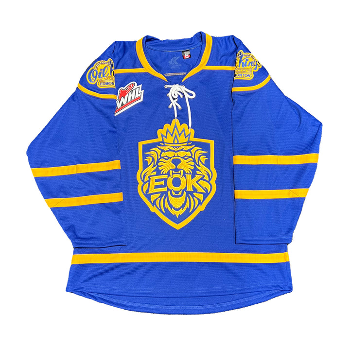 Edmonton Oil Kings Kobe Sportswear Royal Blue Alternate Jersey