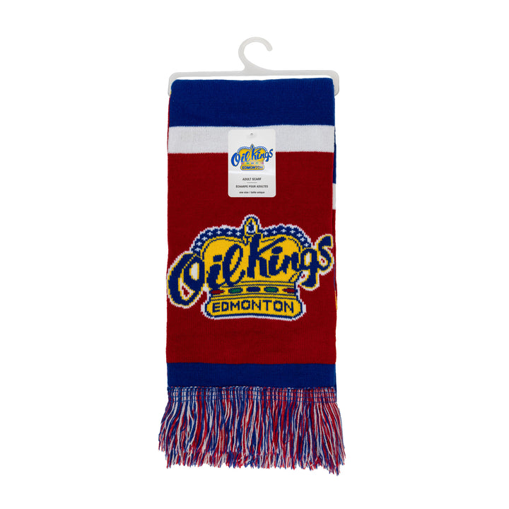 Edmonton Oil Kings Gertex Red Home Logo Scarf