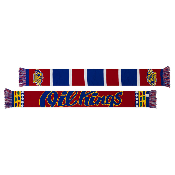 Edmonton Oil Kings Gertex Red Home Logo Scarf