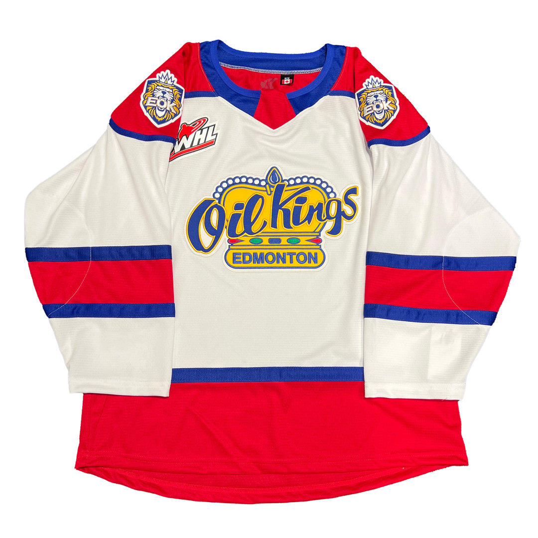 Edmonton Oil Kings WHL Embroidered Adult T-Shirt Size Small Oilers New