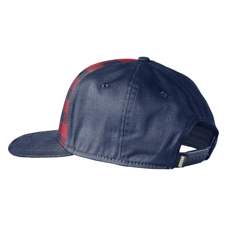 Edmonton Oil Kings Bardown Sports Red & Navy Plaid Is Rad Adjustable Hat